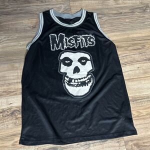 The Misfits Jersey # 138 Large Punk Crimson Ghost Skull Hot Topic Danzig